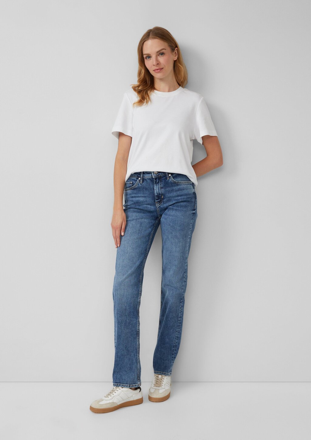 Jeans Karolin / Regular Fit / Mid Rise / Straight Leg