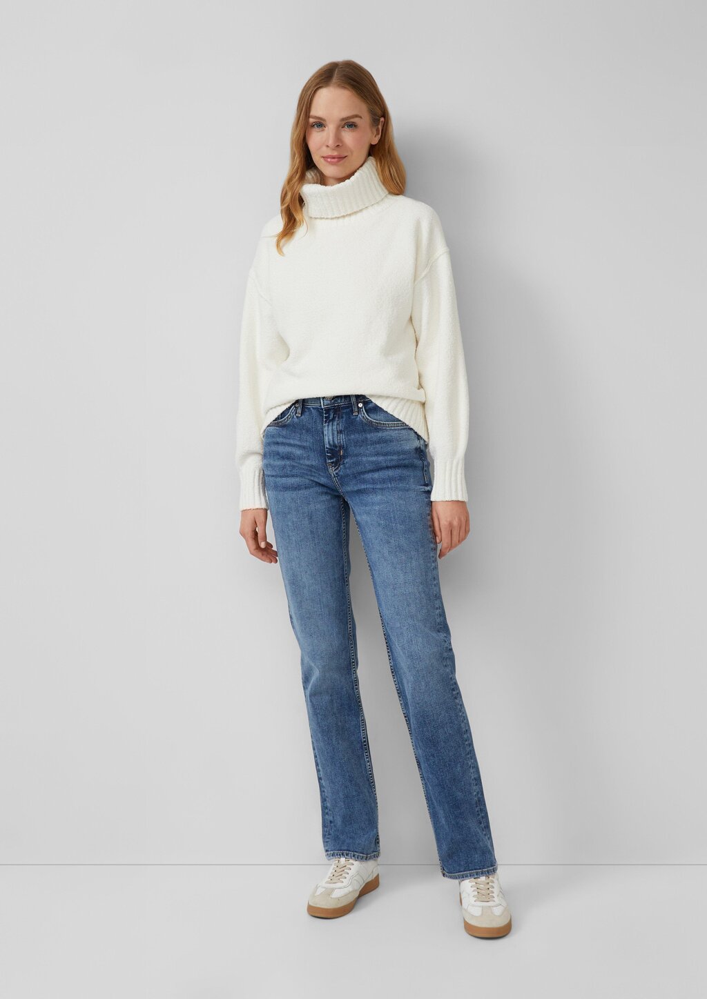 Jeans Karolin / Regular Fit / Mid Rise / Straight Leg
