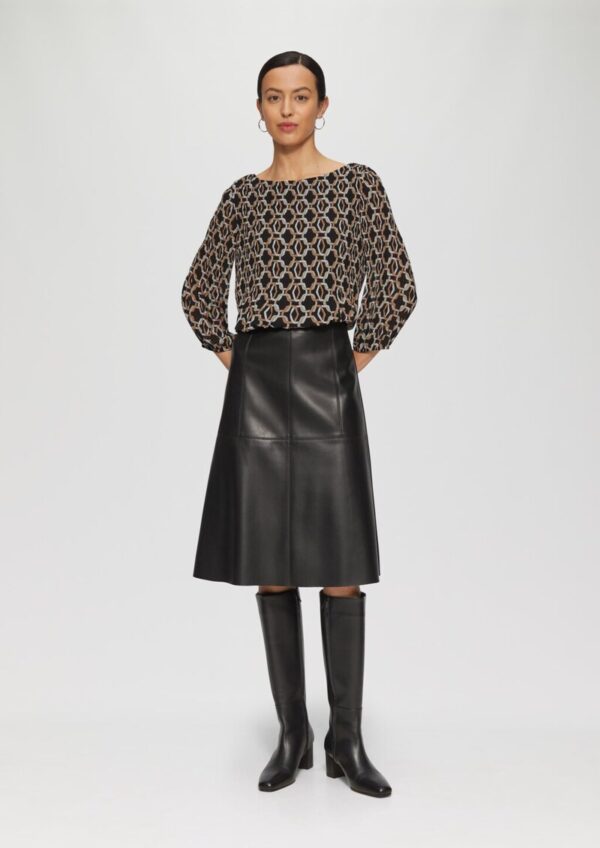 Chiffonbluse mit 3/4-Arm