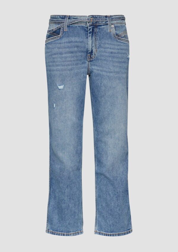 Cropped Jeans Karolin / Regular Fit / Mid Rise / Straight Leg