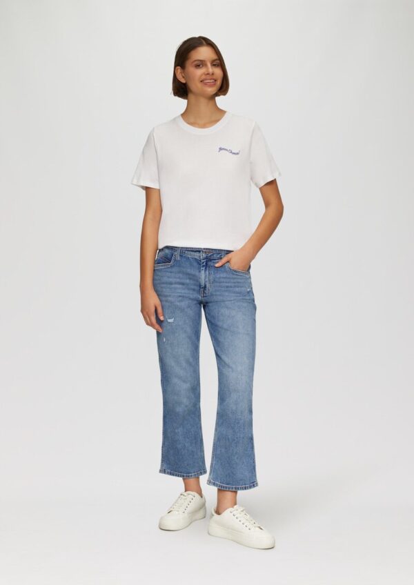Cropped Jeans Karolin / Regular Fit / Mid Rise / Straight Leg