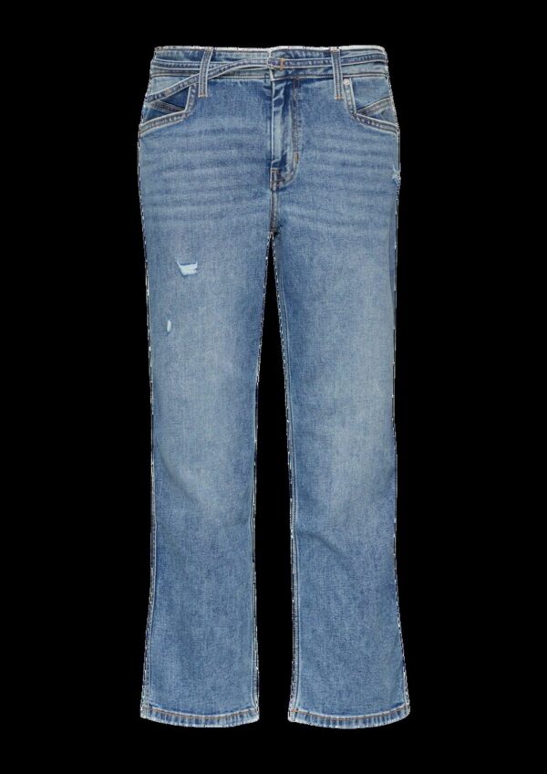 Cropped Jeans Karolin / Regular Fit / Mid Rise / Straight Leg