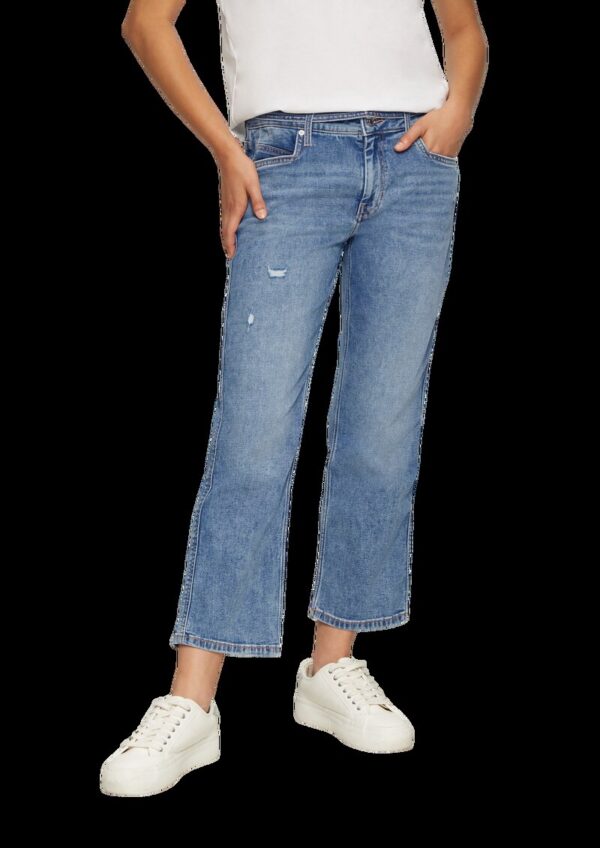 Cropped Jeans Karolin / Regular Fit / Mid Rise / Straight Leg