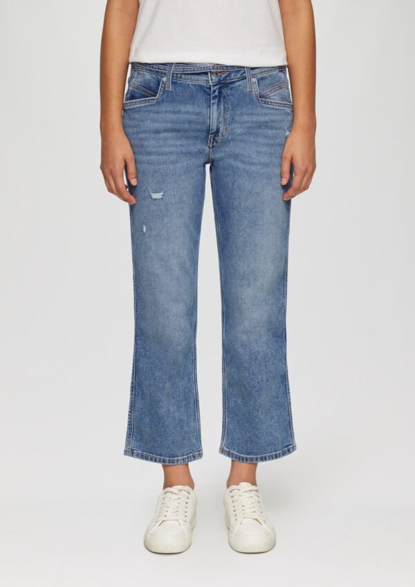 Cropped Jeans Karolin / Regular Fit / Mid Rise / Straight Leg