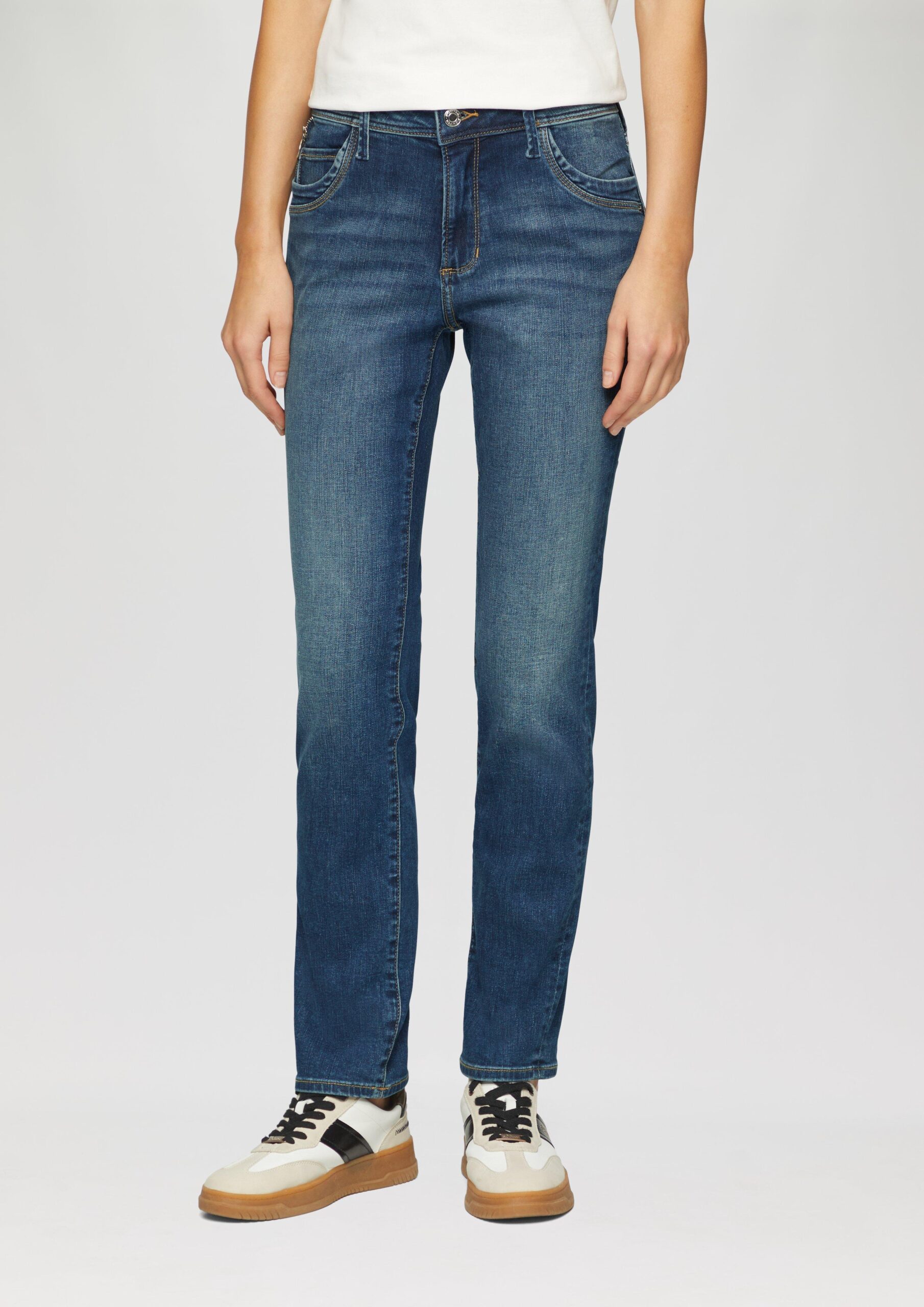 Jeans Betsy / Slim Fit / Mid Rise / Slim Leg / mit Zipp-Detail