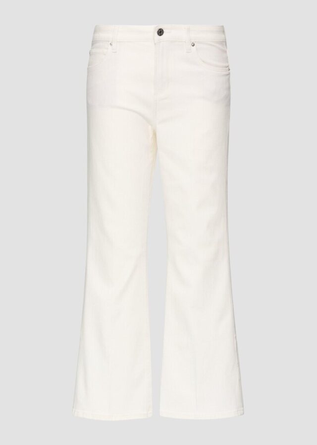 Cropped Jeans / Regular Fit / Mid Rise / Flared Leg