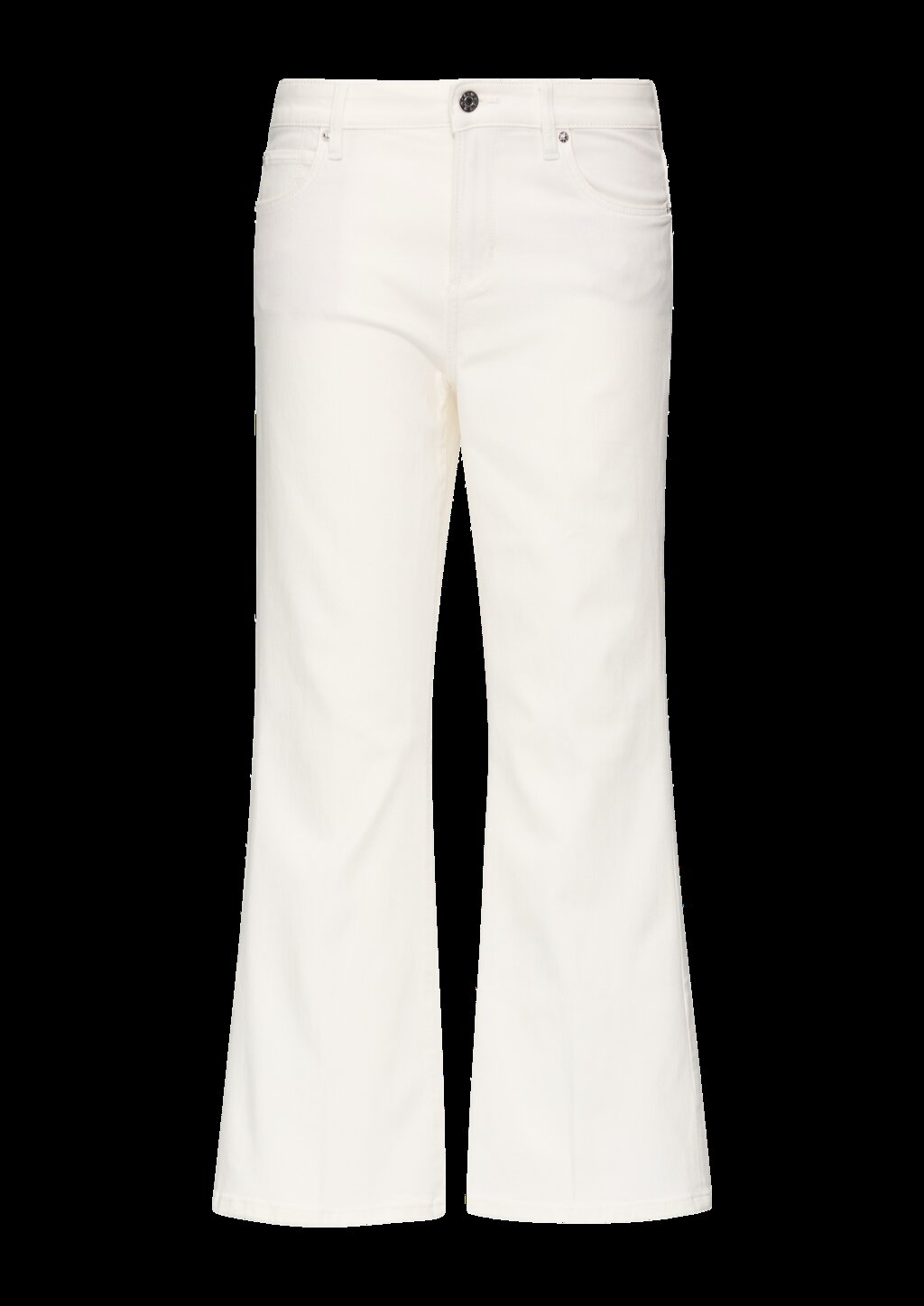 Cropped Jeans / Regular Fit / Mid Rise / Flared Leg