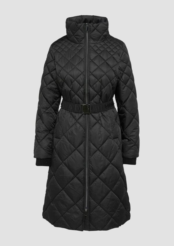 Steppmantel mit Gürtel