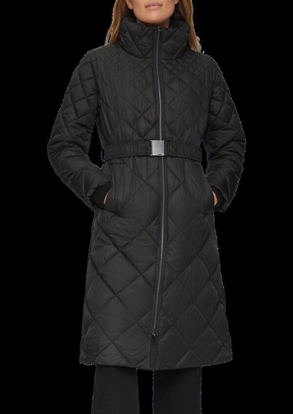Steppmantel mit Gürtel