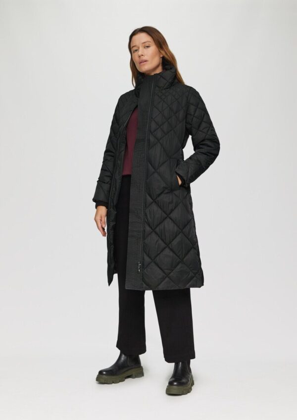 Steppmantel mit Gürtel