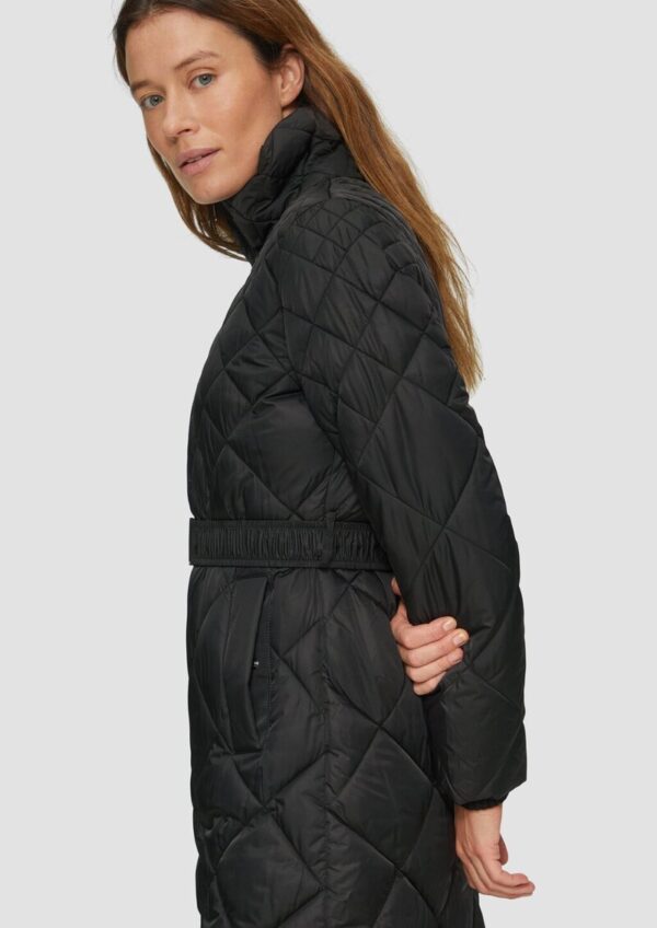 Steppmantel mit Gürtel