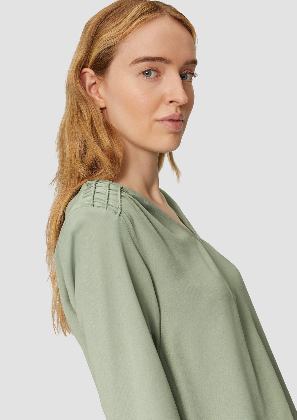 Bluse mit Smok-Detail