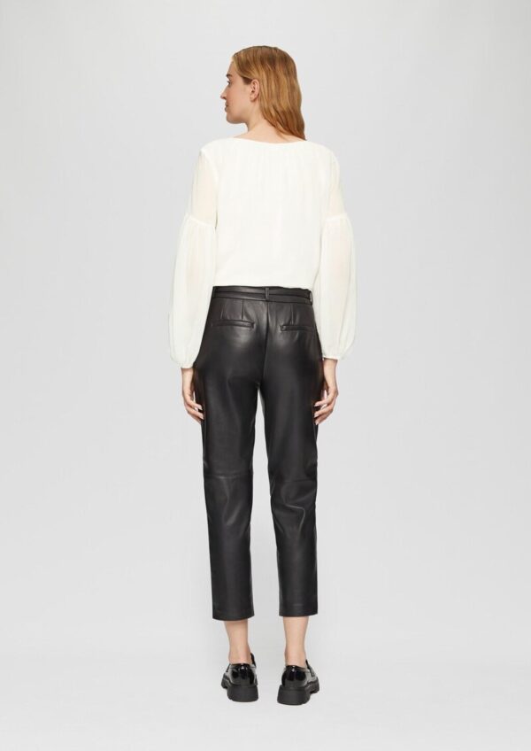 Leichte Chiffonbluse im Boho-Stil mit Transparenz-Detail