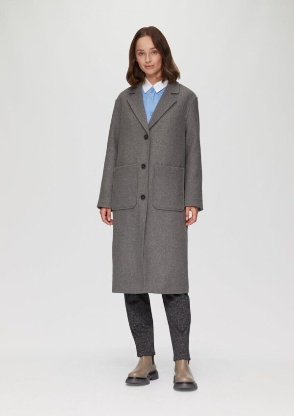 Wollmantel im Relaxed Fit