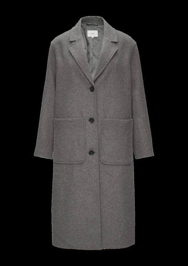 Wollmantel im Relaxed Fit