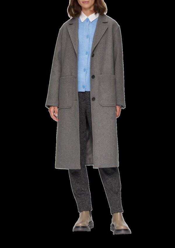 Wollmantel im Relaxed Fit