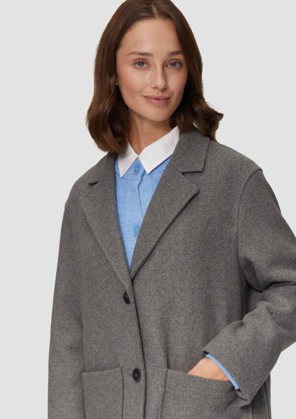 Wollmantel im Relaxed Fit