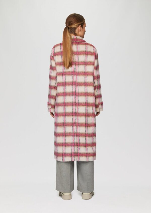 Modischer Mantel mit Karo-Muster