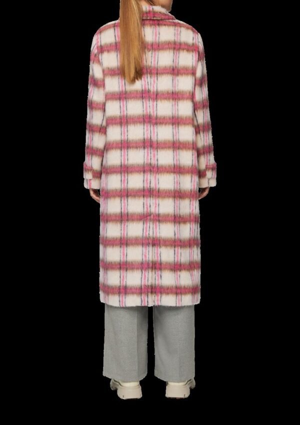 Modischer Mantel mit Karo-Muster