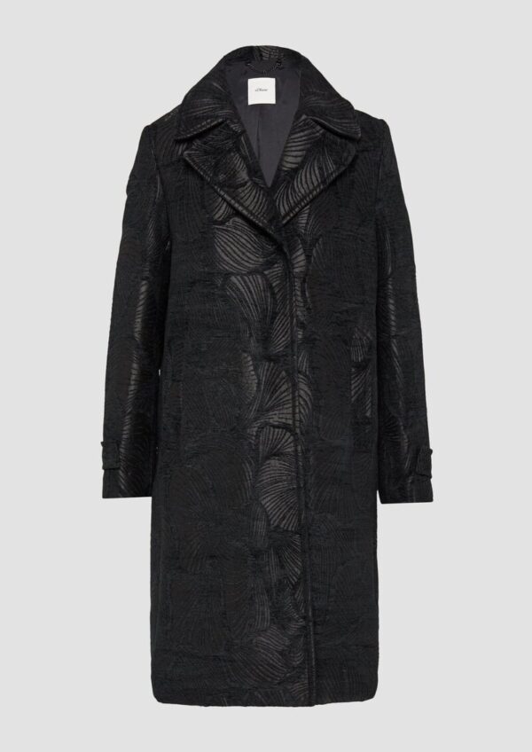 Eleganter Mantel aus Jacquard