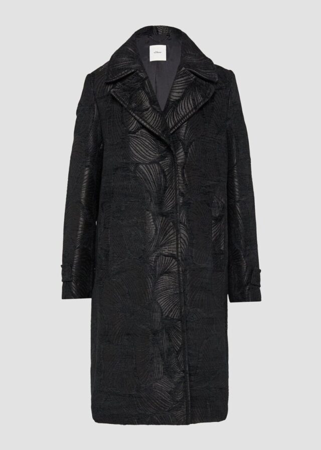 Eleganter Mantel aus Jacquard