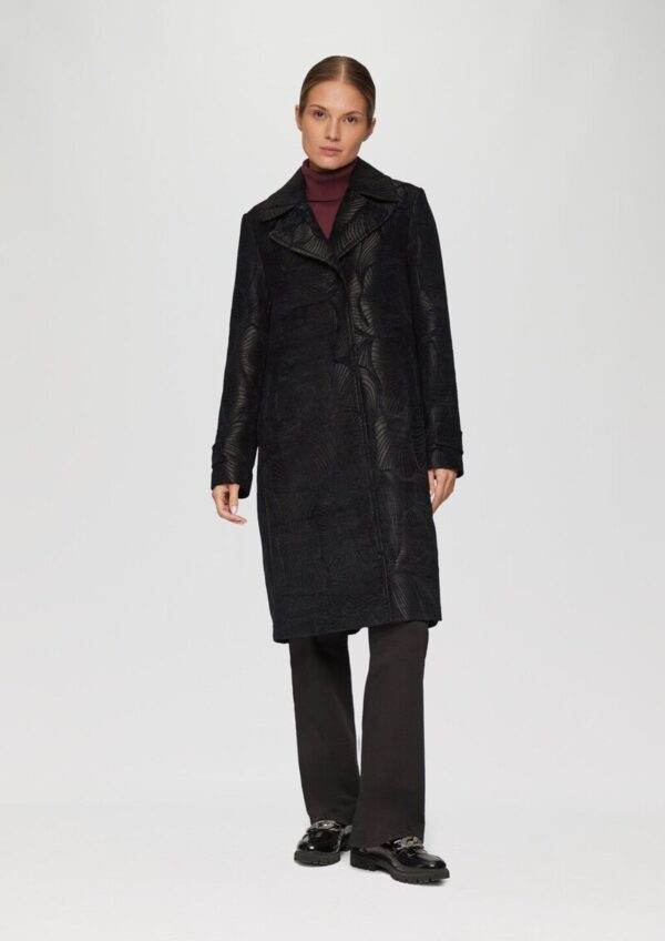 Eleganter Mantel aus Jacquard