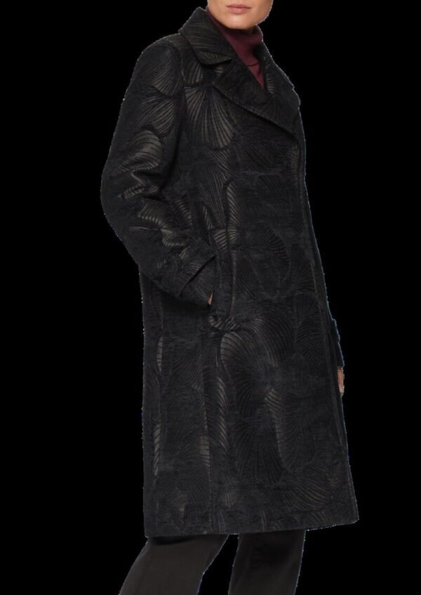 Eleganter Mantel aus Jacquard