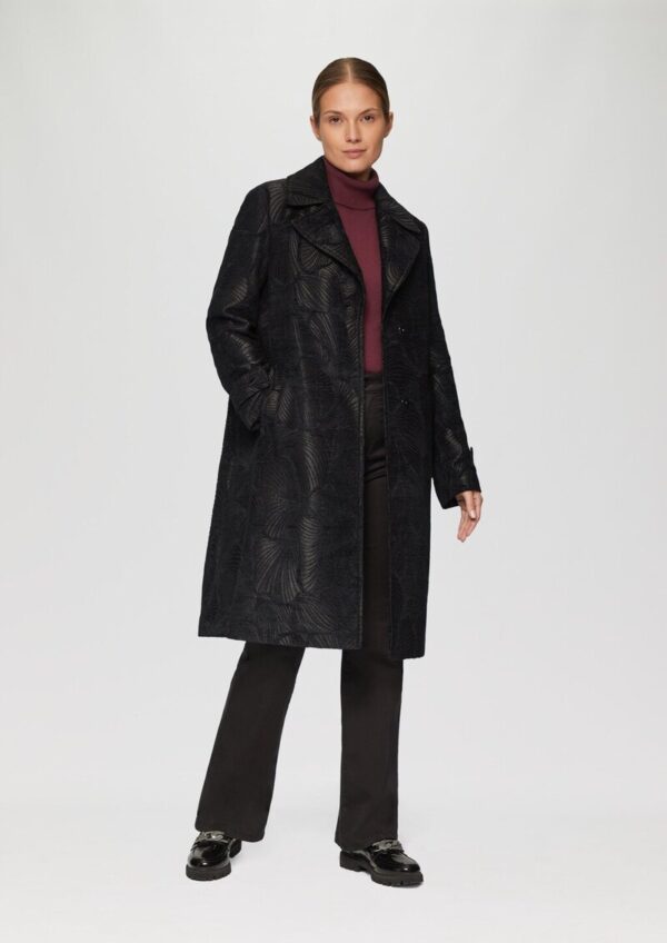 Eleganter Mantel aus Jacquard