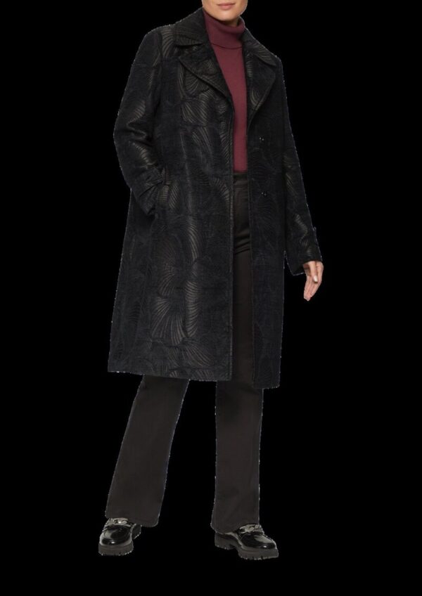 Eleganter Mantel aus Jacquard