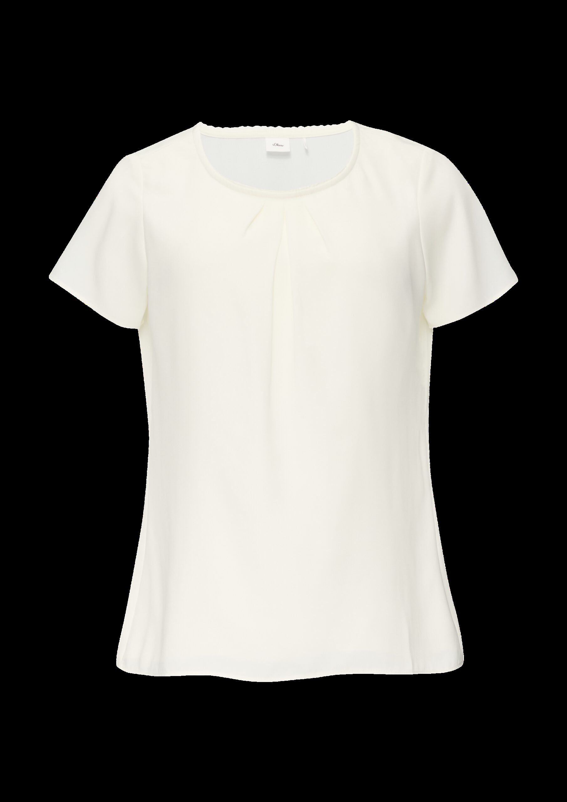 Bluse mit Schmuckkante