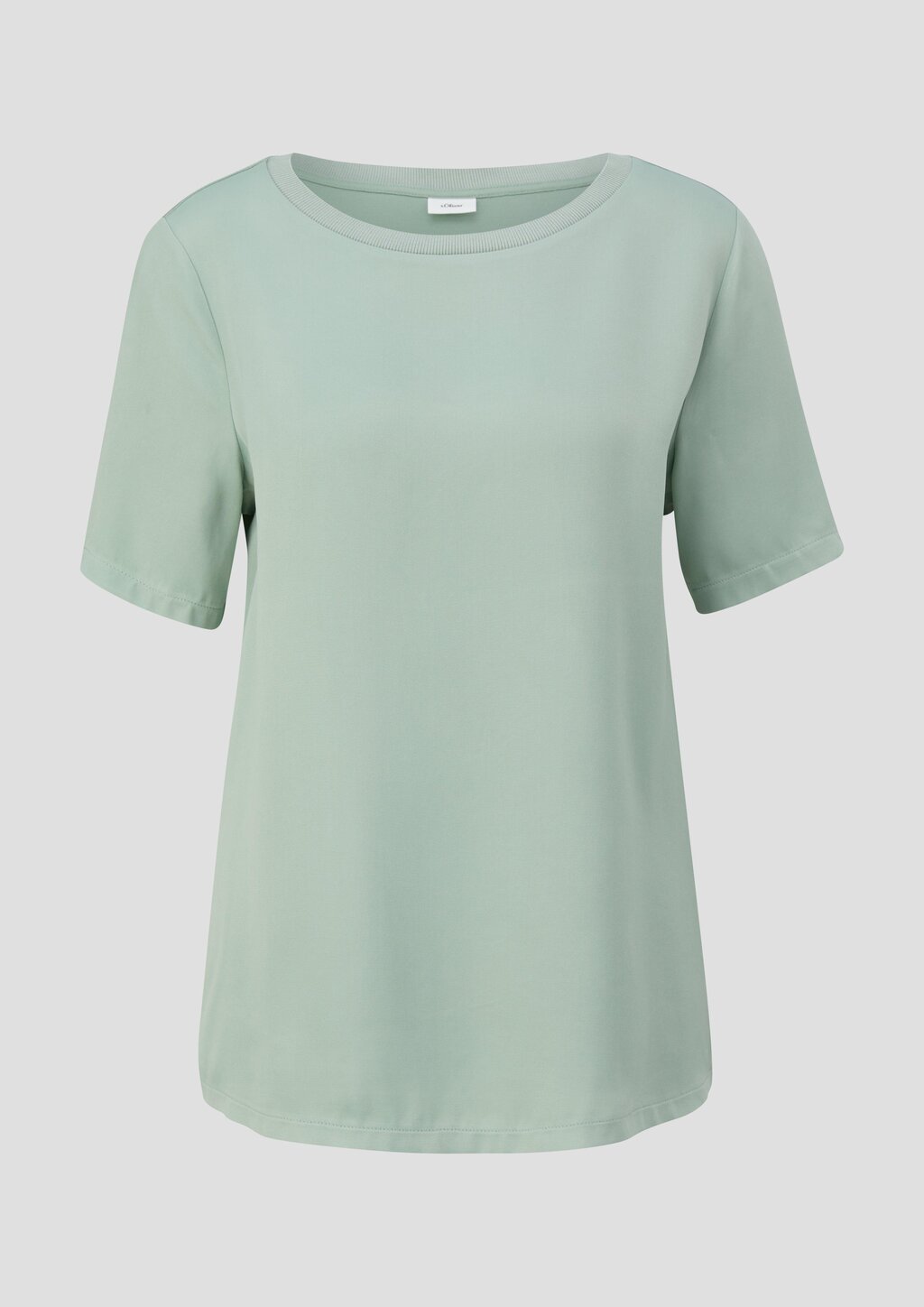 Schimmerndes T-Shirt aus Viskose im Fabricmix