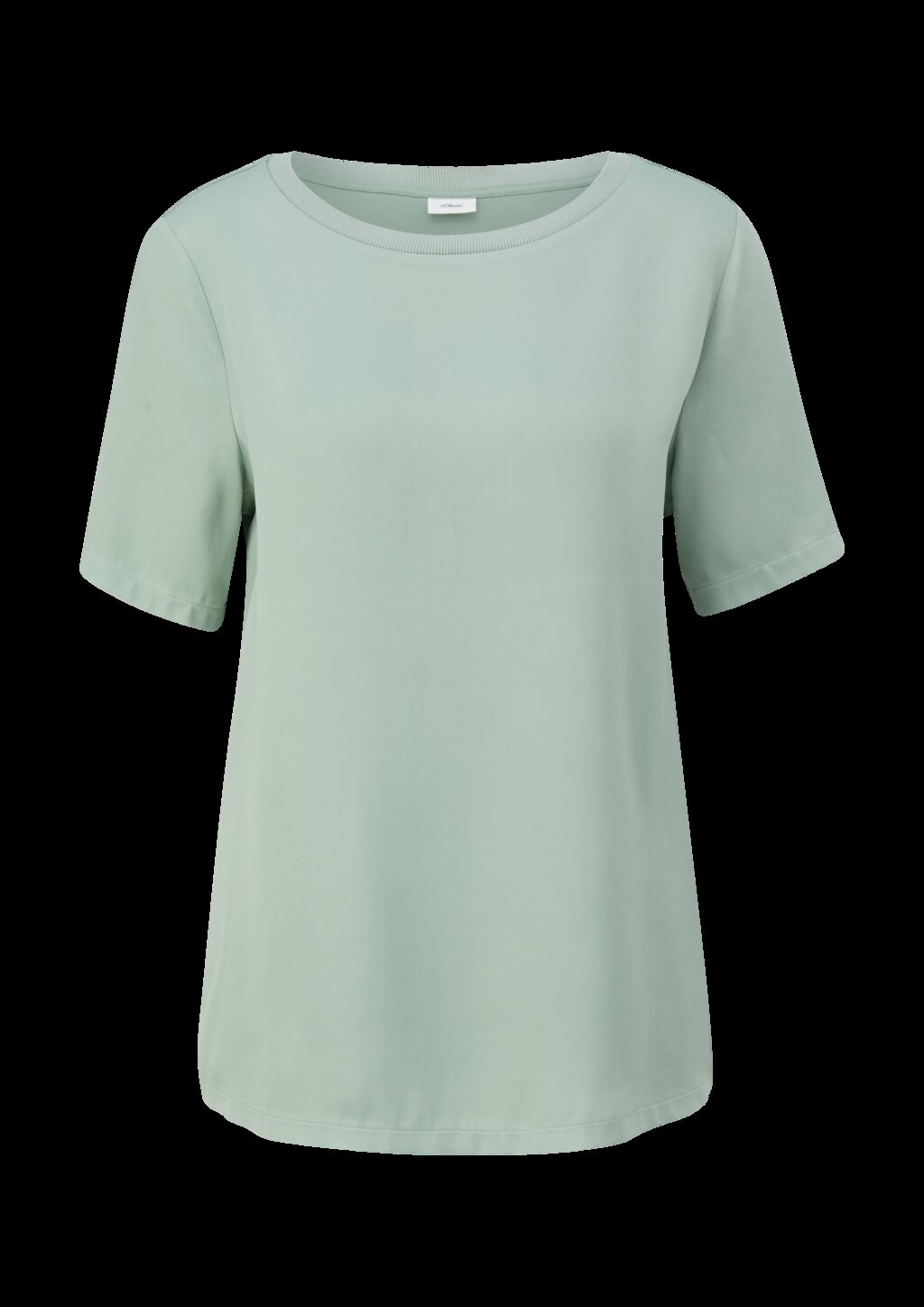 Schimmerndes T-Shirt aus Viskose im Fabricmix