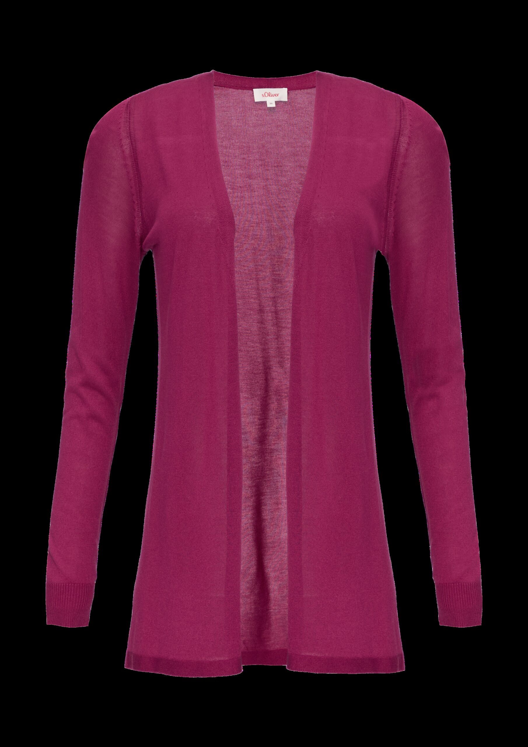 Feinstrick-Cardigan aus reiner Viskose