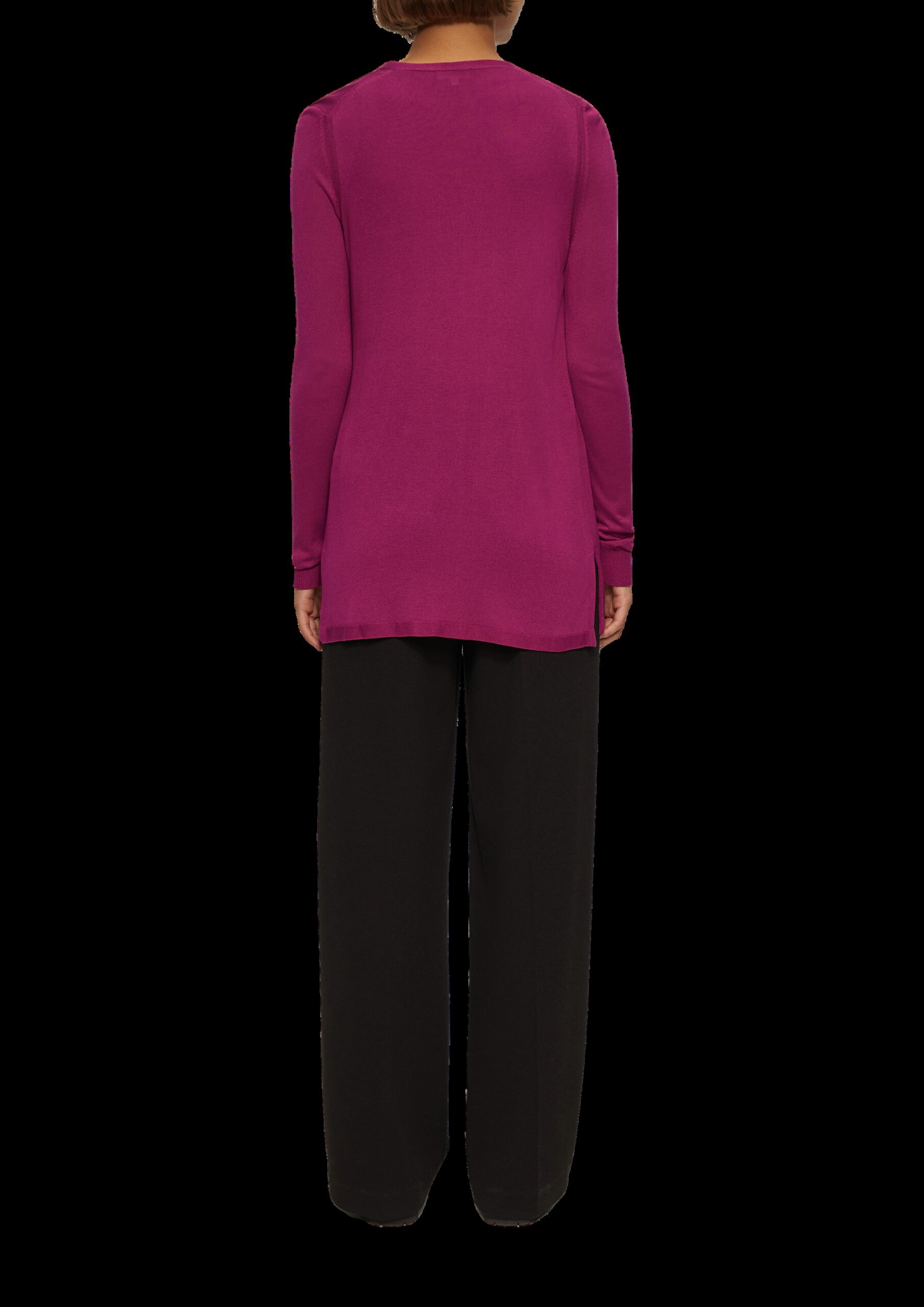 Feinstrick-Cardigan aus reiner Viskose