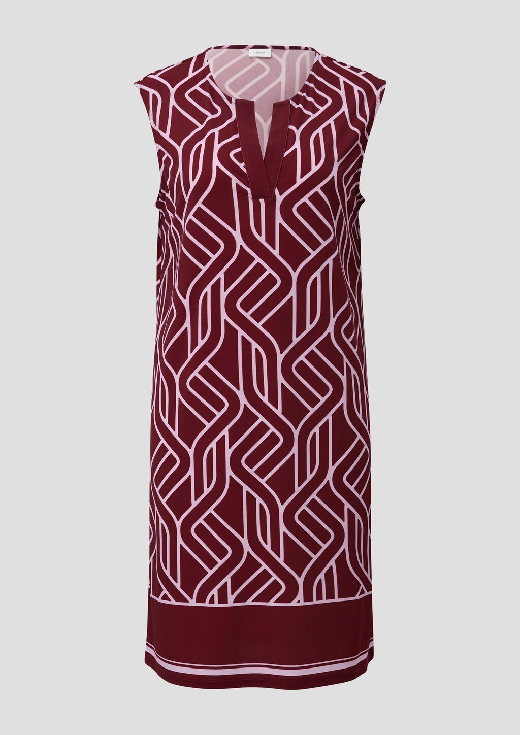 Luftiges Jerseykleid mit Print