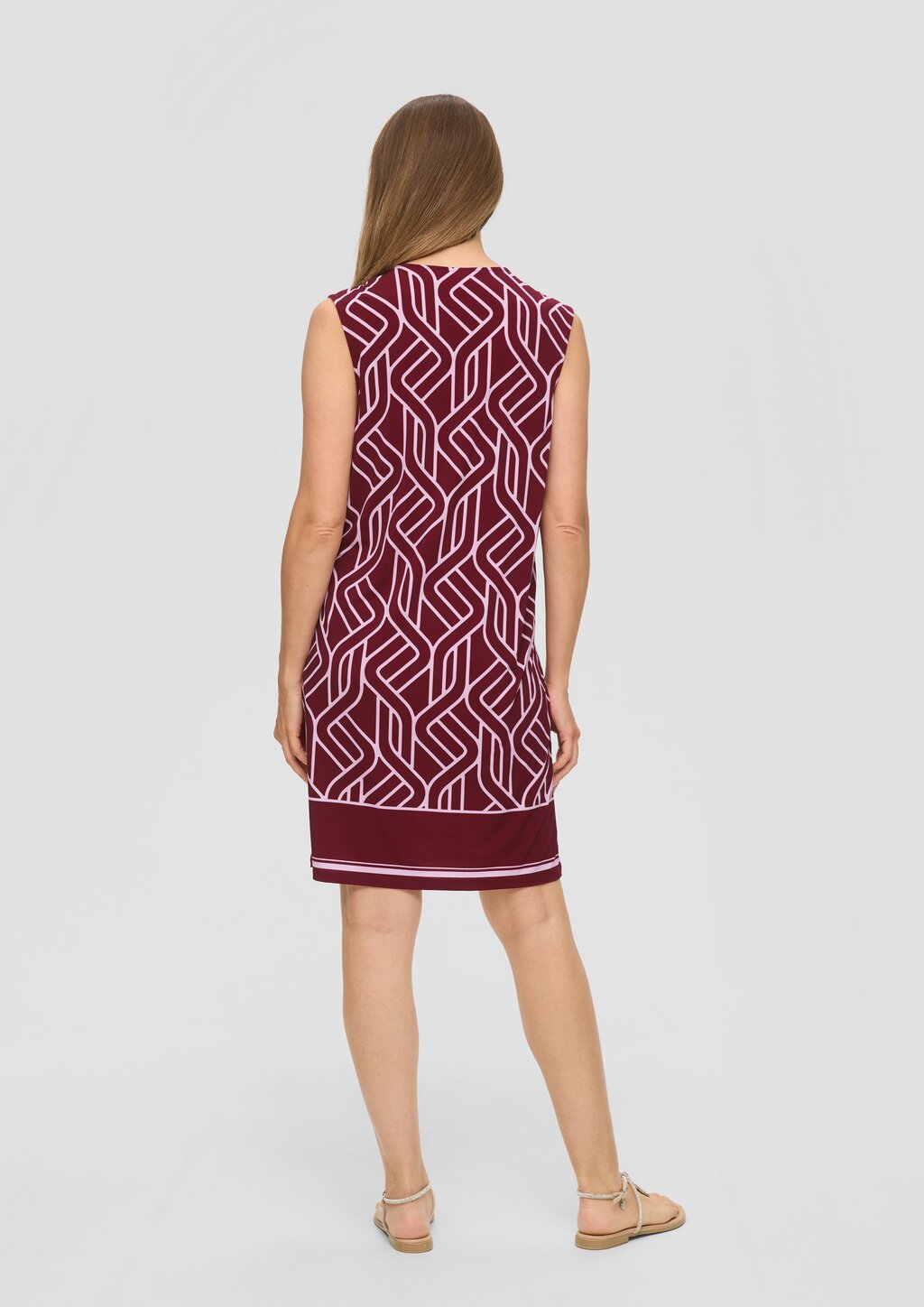 Luftiges Jerseykleid mit Print