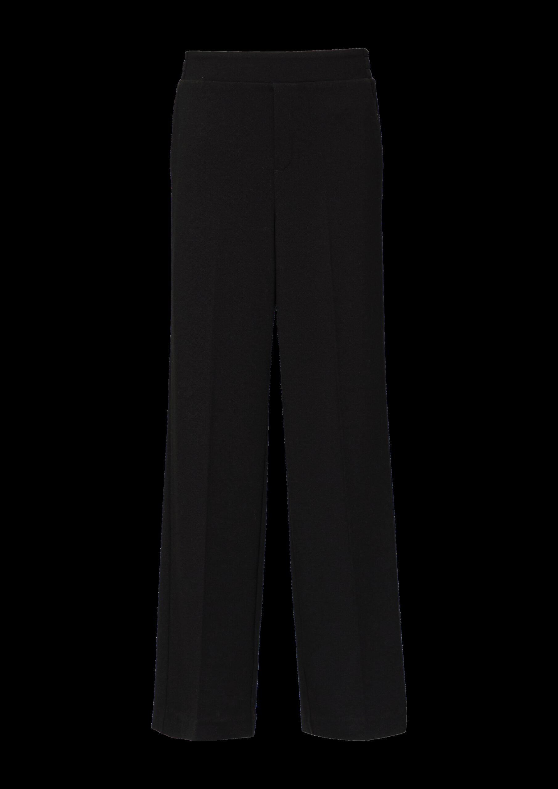 Hose mit Wide Leg und Dobby-Struktur