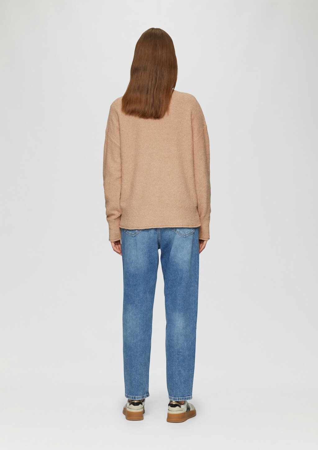 Strickjacke aus Baumwoll-Bouclé