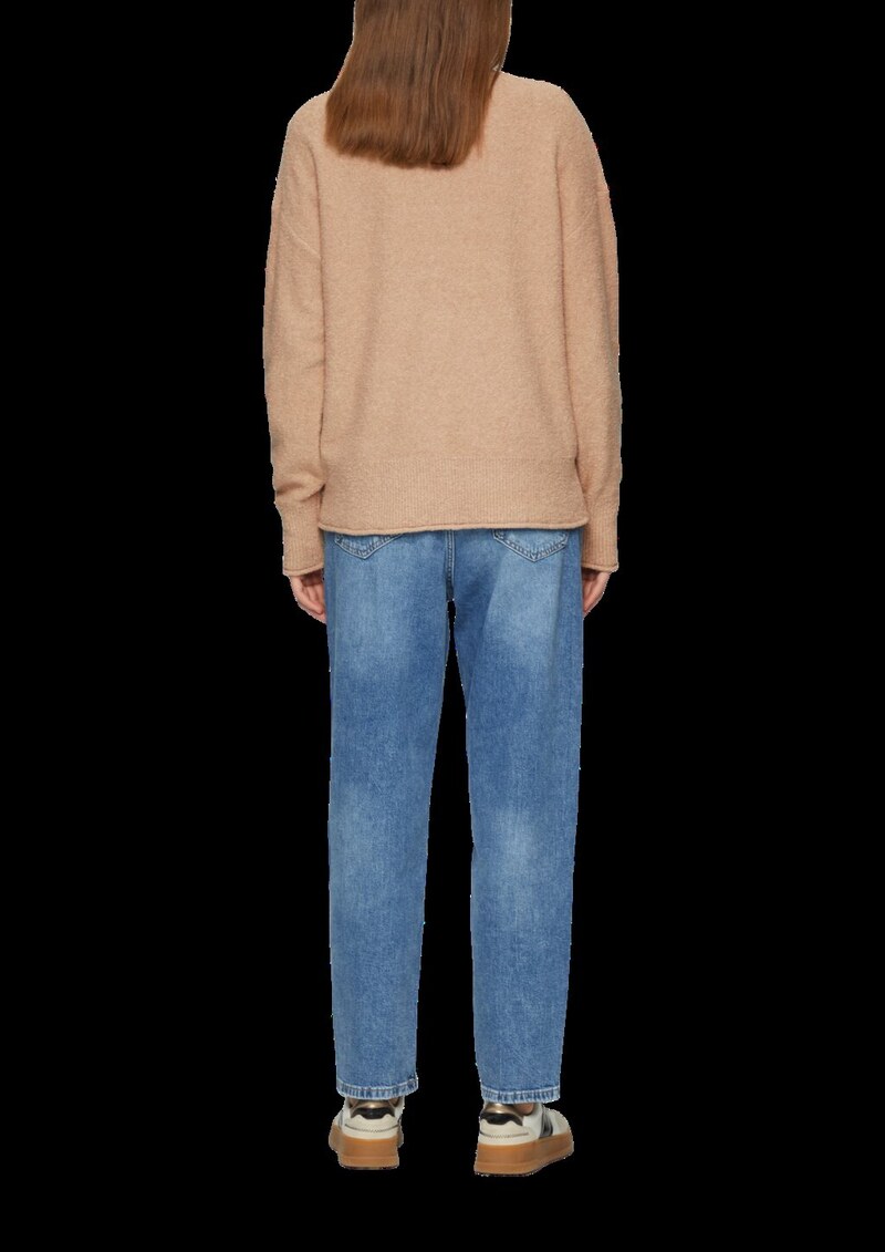 Strickjacke aus Baumwoll-Bouclé