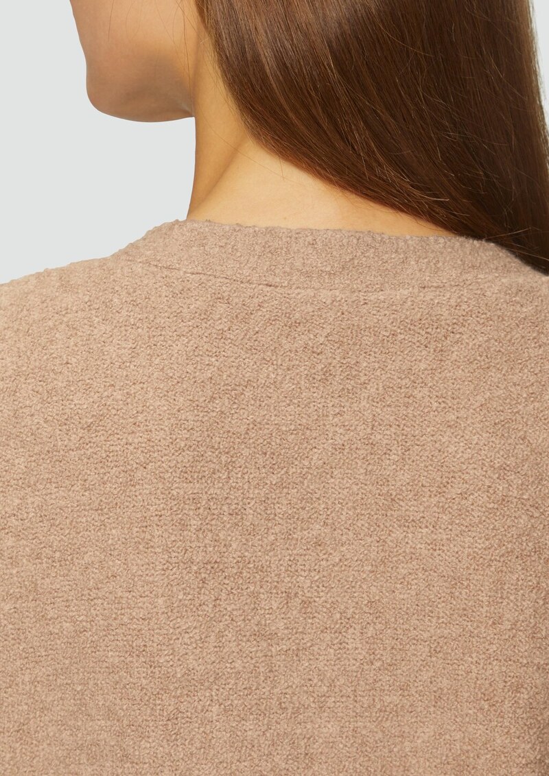 Strickjacke aus Baumwoll-Bouclé