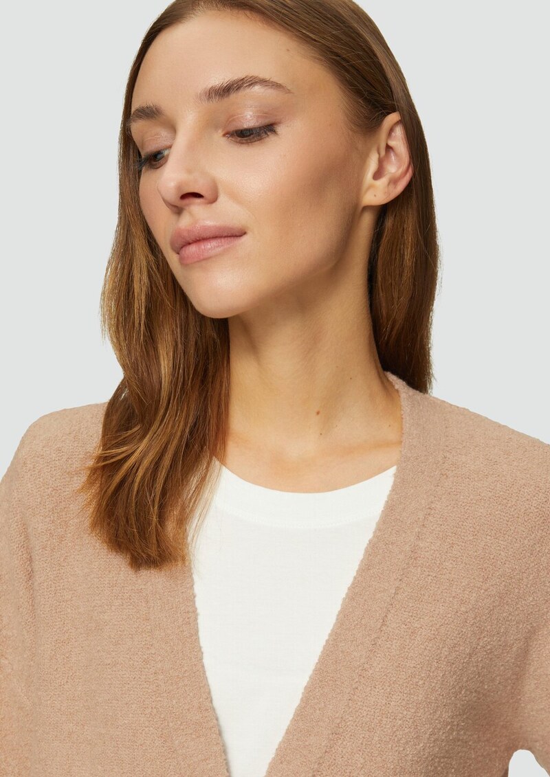 Strickjacke aus Baumwoll-Bouclé