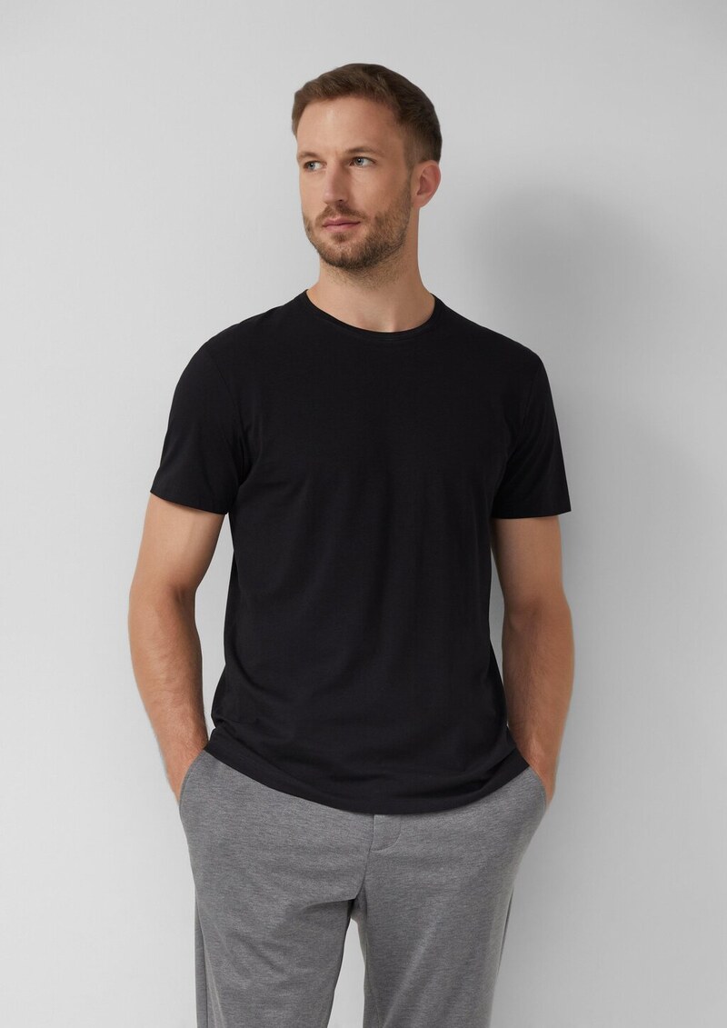 T-Shirt aus Baumwollstretch