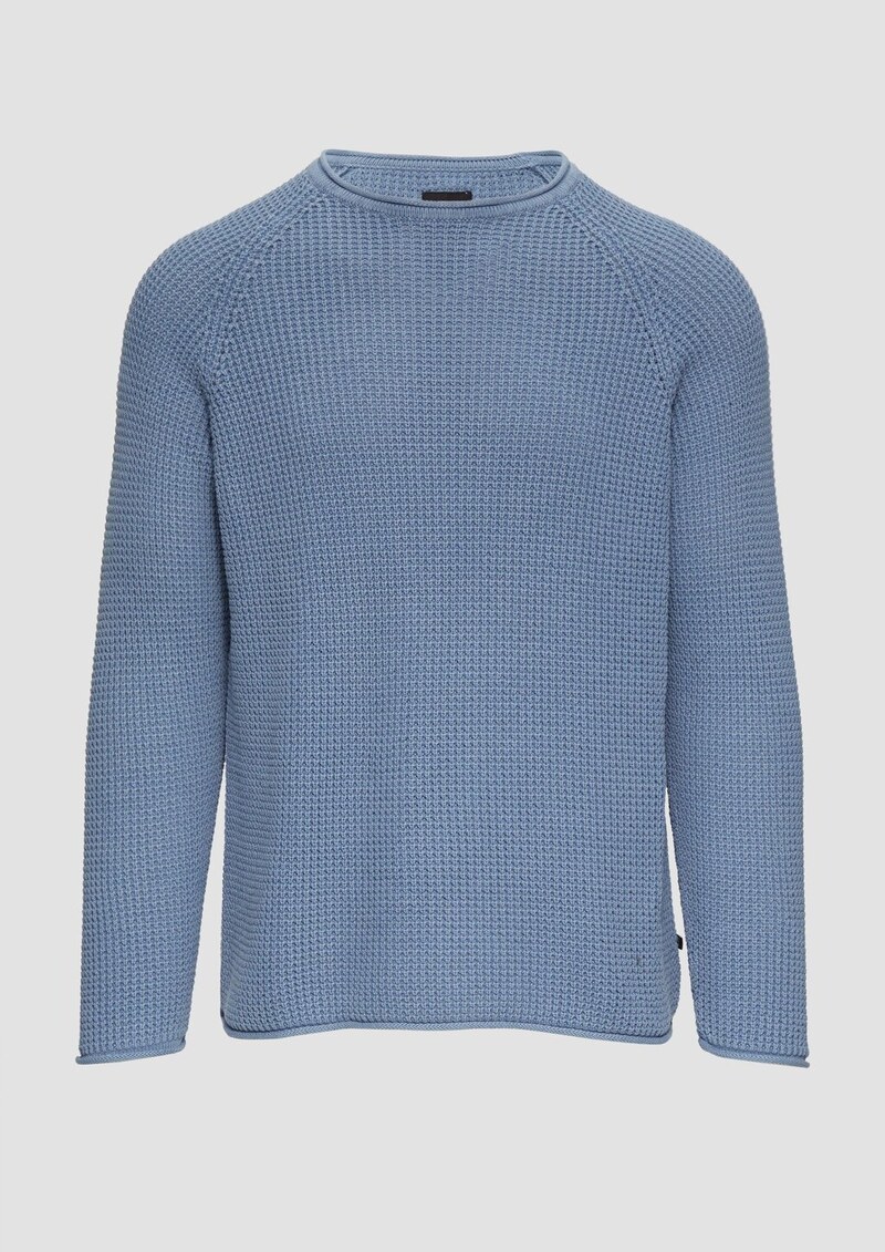 Locker gestrickter Pullover mit Waschung
