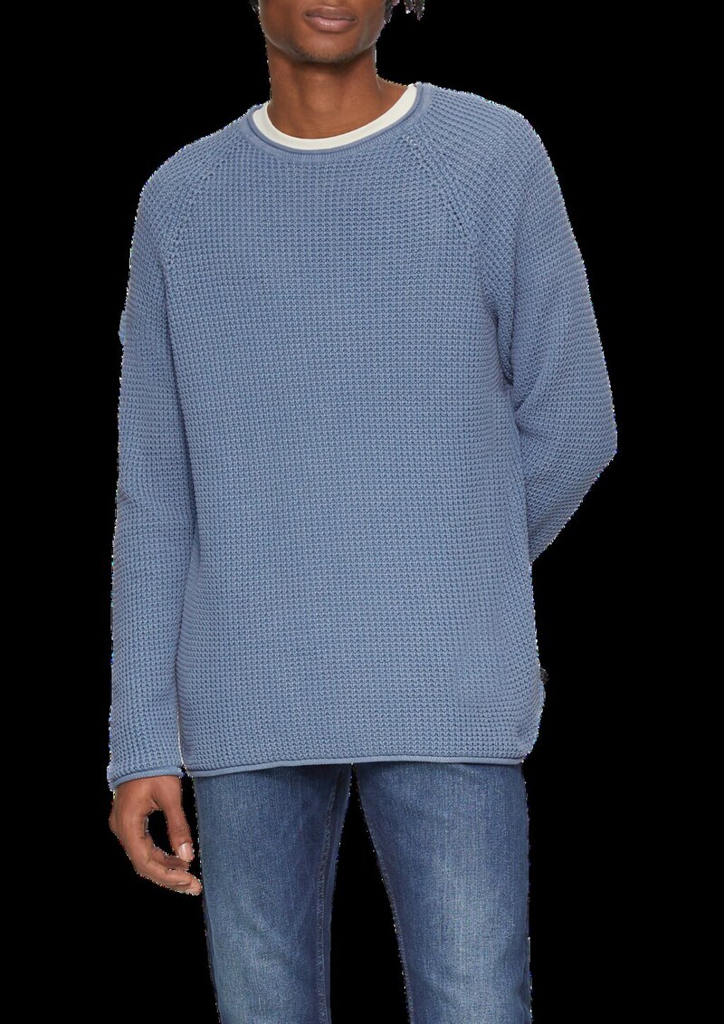 Locker gestrickter Pullover mit Waschung