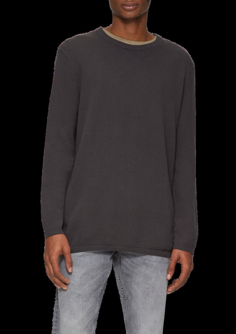 Strickpullover mit Rippstruktur