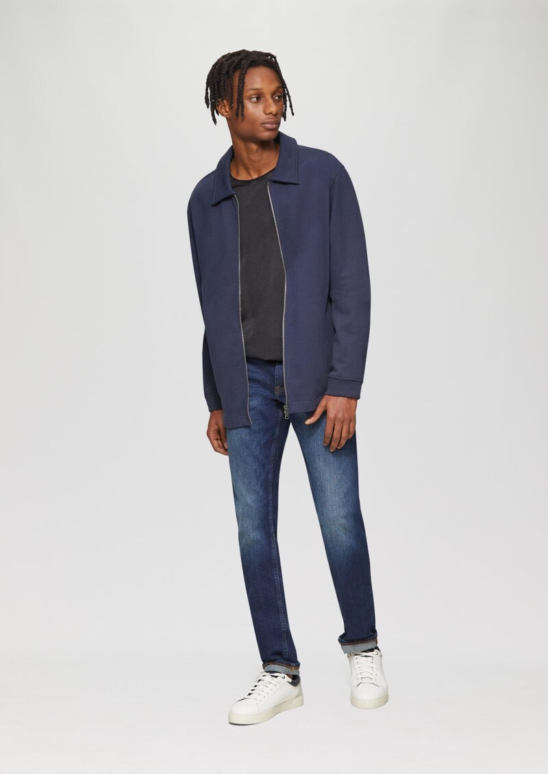 Gewaschenes Langarmshirt im Used-Look