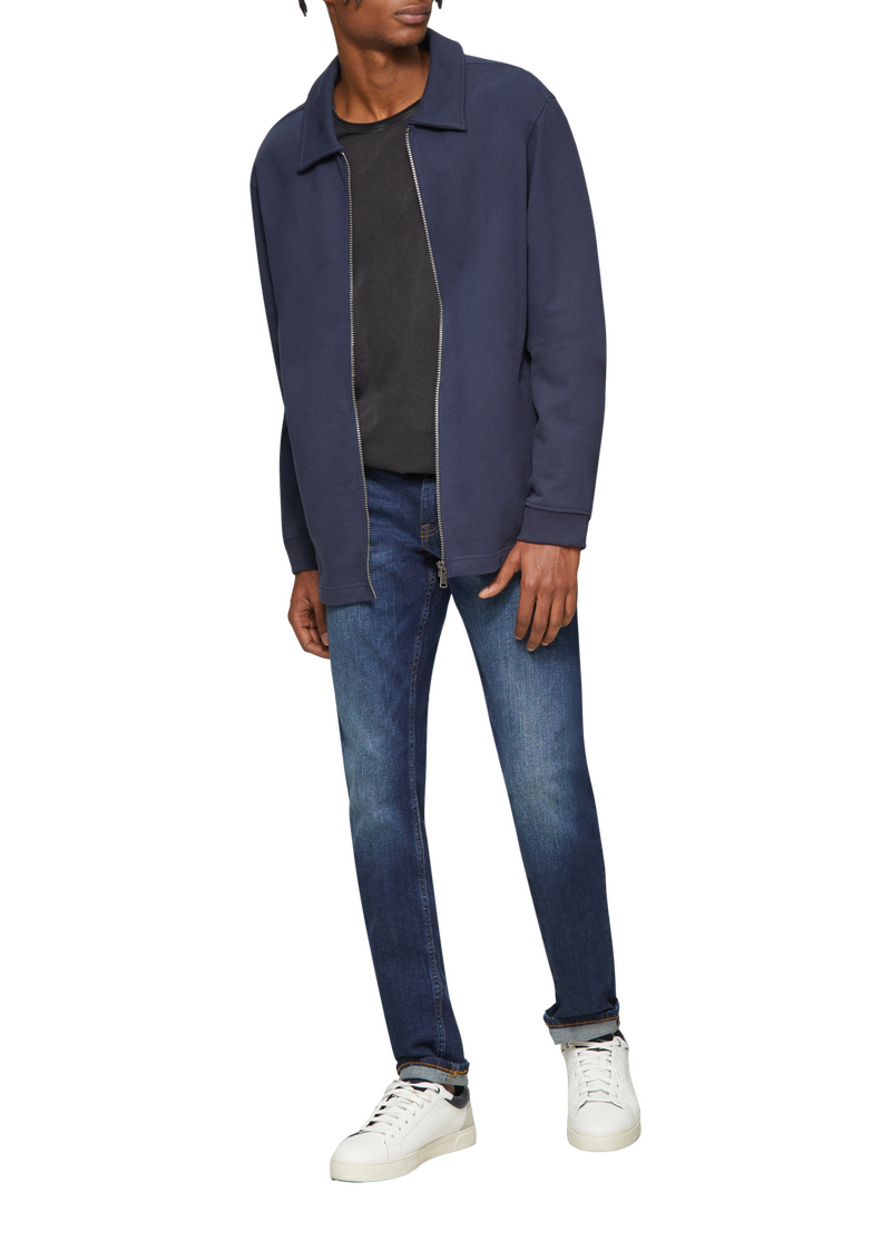 Gewaschenes Langarmshirt im Used-Look