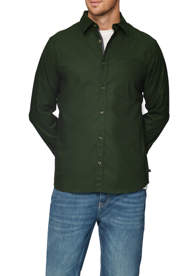 Slim Fit: Strukturiertes Hemd mit Kentkragen