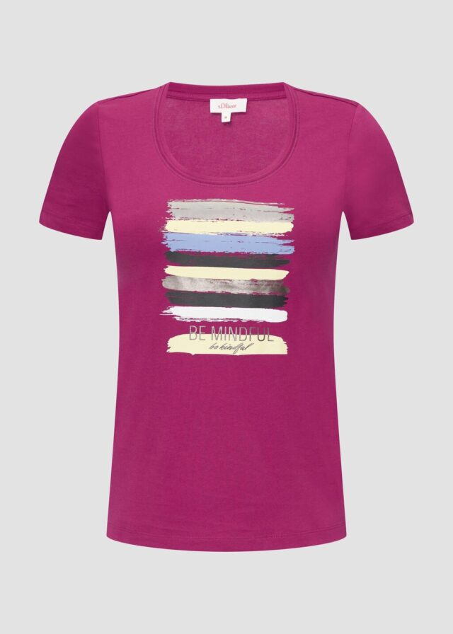 T-Shirt mit Frontprint