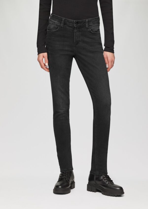 Jeans Sadie / Skinny Fit / Mid Rise / Skinny Leg / Schmucksteine / Superstretch